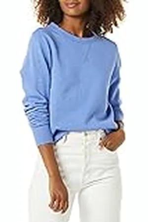 Amazon Sudadera de Forro Polar con Cuello Redondo (Disponible en Tallas Grandes) Mujer, , L