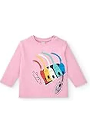 Tuc Tuc Camiseta niña en con Estampado de Ceras de Colores colección Big Brains (Talla 9 Meses)