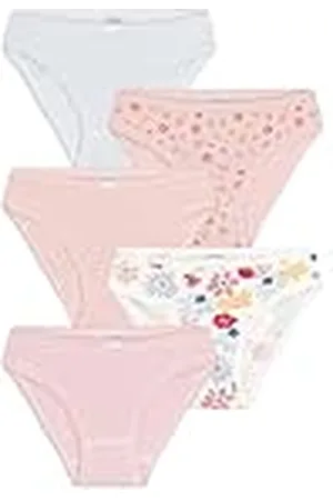Petit Bateau A0A4E, Braga Niñas (Pack de 5), , 6 años