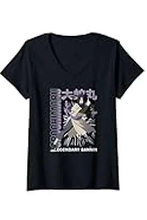 Naruto Mujer Shippuden Orochimaru Legendary Sannin Anime Camiseta Cuello V