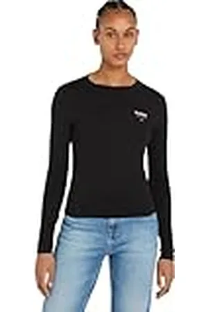 Tommy Hilfiger Camiseta de Manga Larga Mujer Slim Fit Essential sin Capucha, , XL