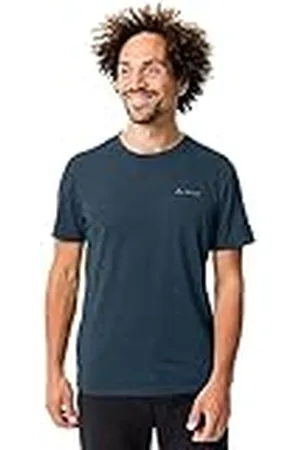 Vaude Camiseta Esencial para Hombre – Camiseta Deportiva de Secado rápido y fácil de Limpiar, Transpirable para Exteriores con Cuello Redondo, Ideal para Viajes en Bicicleta, Senderismo y Trekking