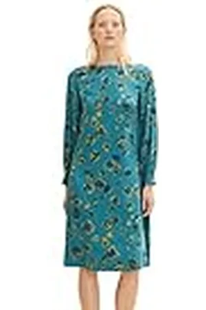TOM TAILOR 1034554 Vestido con estampado para Mujer, , 42