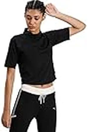 PUMA Train First Mile Mock Neck tee Camiseta, Mujer, Black, XS