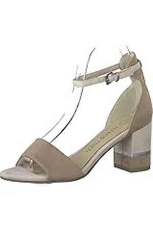 Marco Tozzi 2-2-28303-20, Sandalia con talón para Mujer, Beige (Nude Comb), 39 EU