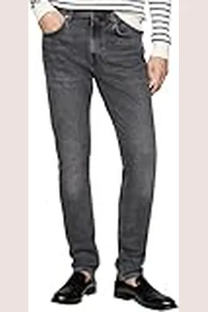 Tommy Hilfiger Vaqueros Hombre Tapered Slim Fit, Gris (Rich Grey), 35W/32L