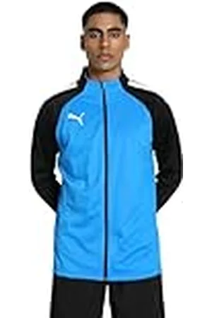 PUMA Teamliga Training Jacket Hombre, Electric Blue Lemonade- Black, 3XL