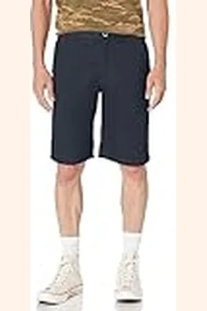 Volcom Frickin Chino Short Pantalones hasta la Rodilla, BLU Navy Scuro, 34 Hombres
