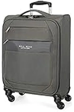 Roll Road Royce Maleta de cabina 40x55x20 cms Blanda Poliéster Cierre combinación 39L 2,1Kgs 4 Ruedas Equipaje de Mano