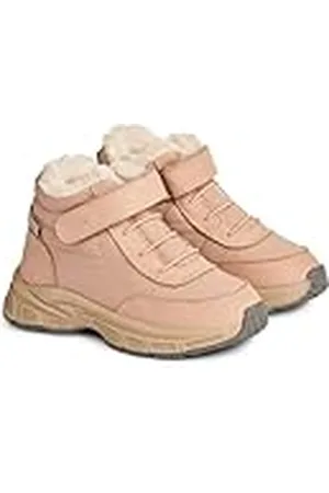 WHEAT Astoni Klett Tex-Zapatillas Infantiles Unisex Piel, 50% Textiles, Transpirables, Resistentes al Agua, , 27 EU