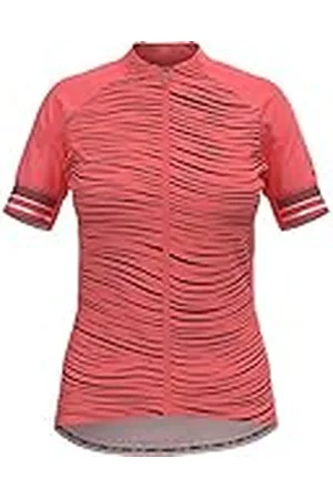 Odlo Camiseta para Mujer con Cuello Alto y Cremallera Completa Zeroweight S