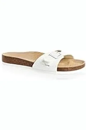 Pepe Jeans Oban - Zuecos de material sintético para mujer, color blanco (800), talla 38 (5 UK)