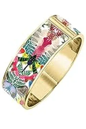Christian Lacroix X16254DS - Pulsera de latón bañado en Oro y diseño para Mujer, Talla pequeña