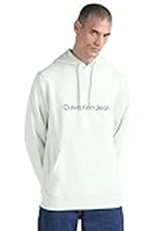 Calvin Klein Jeans Seasonal Monologo Regular Hoodie J30j320805 Sudadera con Capucha, , L Hombre