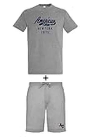American College Ensemble Lot 2 Pièces T Shirt et Short Enfants Garçons Filles, Conjunto 2 piezas camiseta + pantalón corto Unisex Niños, , 8 Ans