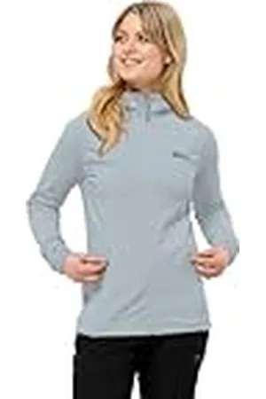 Jack Wolfskin Baiselberg Hooded FZ W-Sudadera con Capucha Chaqueta de Forro Polar, , L para Mujer