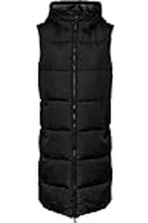 Pieces® Pcbee New Long Puffer Vest BC Chaleco Acolchado, , M para Mujer