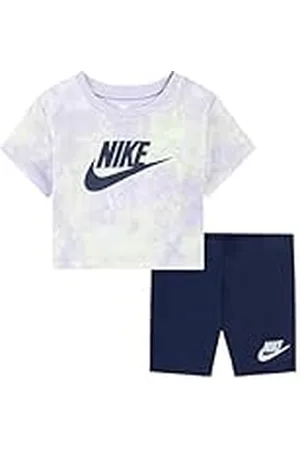 Nike Conjunto de niña Boxer Tee y Bike Short 16L658, , 24 meses