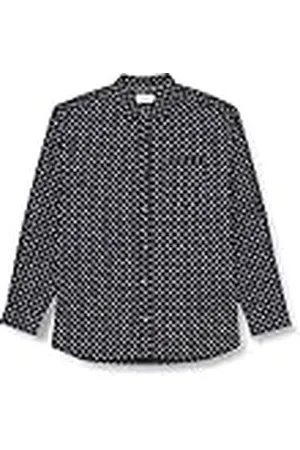 QS by s.Oliver Camisa de Manga Larga para Hombre, Talla Grande, Color , 3XL