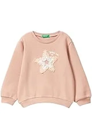 Benetton Jersey G/C M/L 3j68g10e3 Sudadera, , 2 años Niñas y niñas
