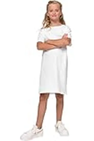 Urban classics Vestido orgánico Extragrande para niñas, , 146/152 cm