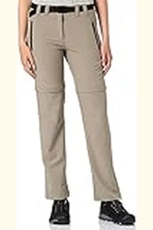 CMP Pantalón cremallera mujer stretch, Corda, XXL