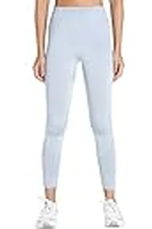PUMA Evoknit High-Waist 7/8 Tights Ceñidos, Mujer, Azul Lavado, L