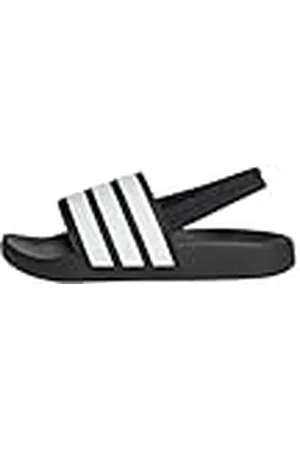 adidas Adilette ESTRAP Slides Children, SE DESLIZA, Core Black/Cloud White/Core Black, 30.5 EU