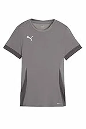 PUMA TeamGOAL Matchday Jersey Wmns, Camiseta de Futbol Adultos Unisex, Cast Iron- White-Shadow Gray