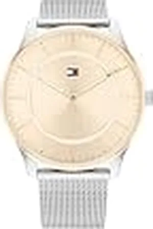 Tommy Hilfiger Reloj Analógico de Cuarzo para Mujer con Correa de Malla de Acero Inoxidable Plateada - 1782530