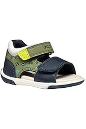 Geox B Sandal ZAPITO Boy, Sandalia Bebé-Niños, Pistachio/Navy, 24 EU
