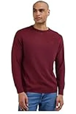 Lee Raglan Crew Knit Sudadera, Rosa, S para Hombre