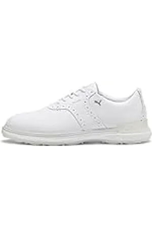 PUMA Avant, Zapatillas Golf Hombre, White-Ash Gray White, 47 EU