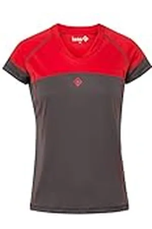 Izas Muska Camiseta de Manga Corta, Mujer, Rojo (Red / Dark Grey), XS
