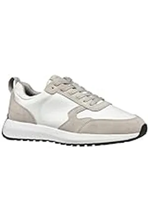 Geox U VOLPIANO A, Zapatillas Hombre, Lt Grey/White, 46 EU