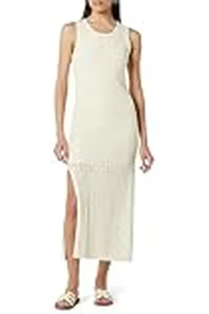 THE DROP Ritu Crochet Maxi Dress Vestido, , XL