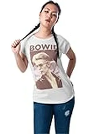 Mister Tee Ladies David Bowie tee Camisetas, , S para Mujer