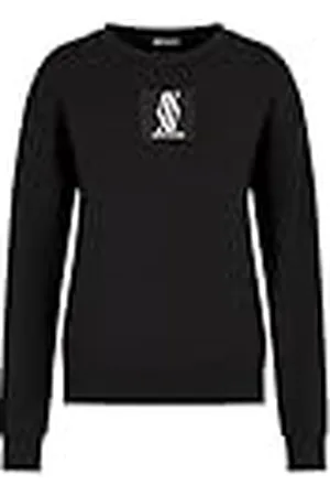 Armani Exchange Logotipo Cuadrado, Cuello Redondo Sudadera, , XS para Mujer