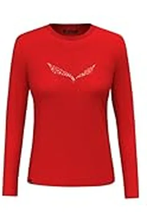 Salewa Solidlogo Dry W L/S tee T-Shirt, Mujer, , XS