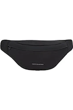 Tommy Hilfiger Riñonera Hombre Repreve Bumbag con logotipo, Negro (Black), Talla Única