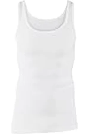 Calida Twisted Cotton Shirt, White, Medium Men
