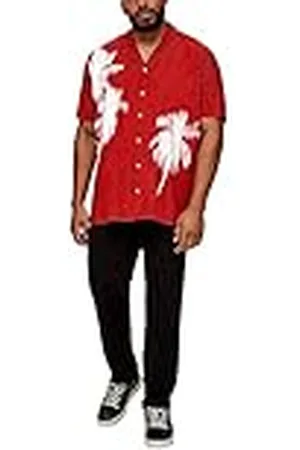 QS by s.Oliver Big Size Hemd Kurzarm Camisa de Manga Corta, , 3XL para Hombre