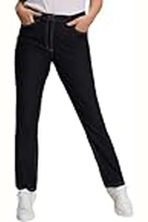 Ulla Popken Straight-Jeans, Pantalones Mujer, , 56W / 34L