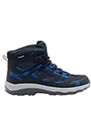 Jack Wolfskin Vojo Texapore Mid K, Zapatos para Senderismo Unisex niños, Azul Noche (Night Blue), 30 EU