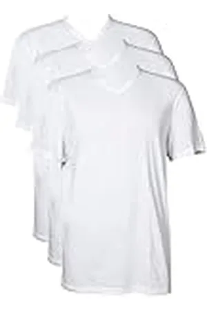 Columbia Paquete de 3 Camisetas de algodón con Cuello, , L para Hombre