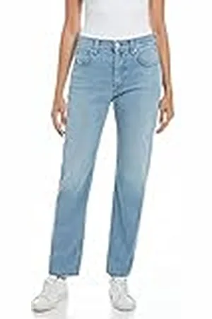 Replay WB461 Maijke Straight Indigo Stretch Jeans, , 32W / 30L para Mujer