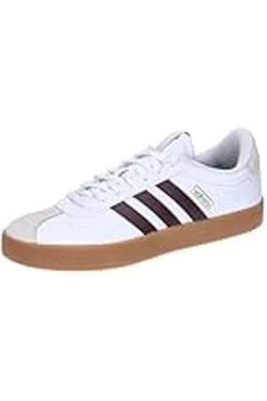 adidas VL Court, Zapatillas Hombre, Multicolor (Cloud White Shadow Brown Aluminium), 46 2/3 EU