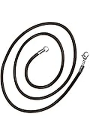 mumbi Pulsera de 3 mm, cadena de piel, redonda, unisex, color