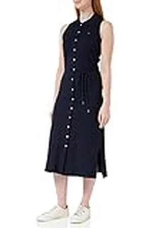 Tommy Hilfiger Mujer Vestido tipo Polo Slim Fit, , L