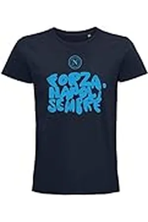 SSC NAPOLI Forza Napoli Sempre - Camiseta Unisex para niños y Adolescentes